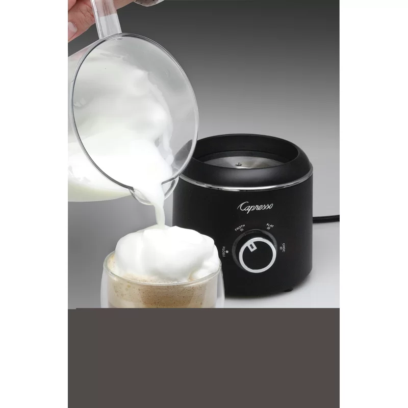 Capresso Froth Control Milk Frother， 14 oz， Black