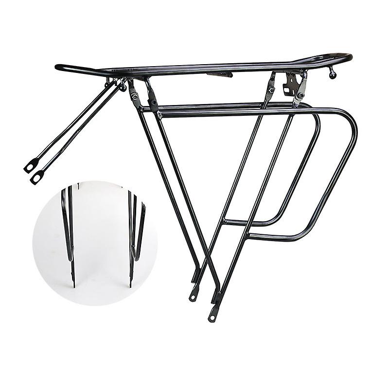 Born Pretty Bicycle Racks 26 27.5 Mtb Steel Rear Rack Bicycle Carrier Rear Luggage Rack Shelf Bracket Foldable For Disc Brake/v-brake Bike