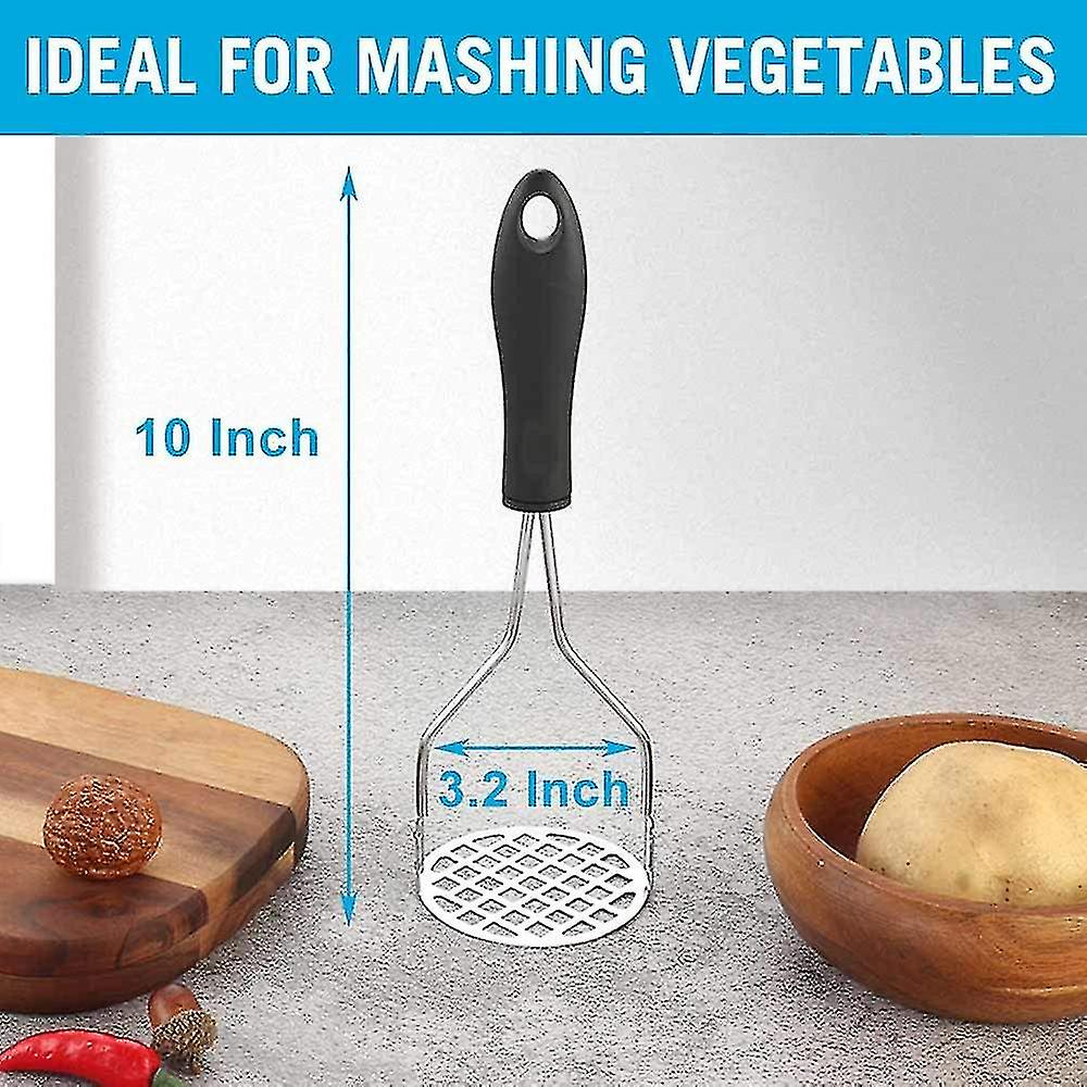 Mash Potato Masher Stainless Steel， Mashed Potatoes Masher Kitchen Tool