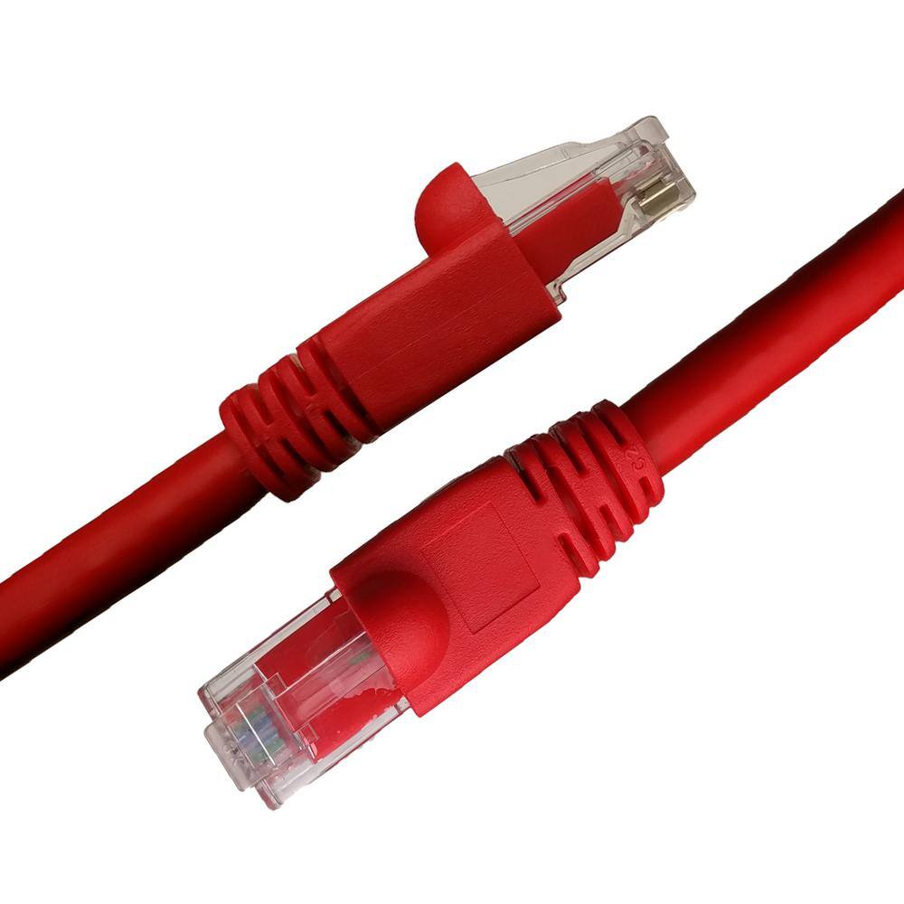 NTW 5 ft. Cat6a Snagless Unshielded (UTP) Network Patch Cable in Red 345-U6A-005RD