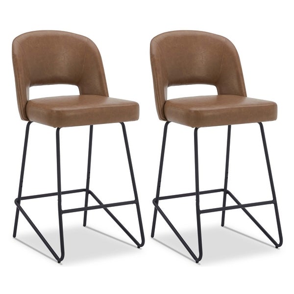 Aria Modern Counter Height Barstool Set of 2