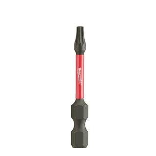 MW SHOCKWAVE Impact Duty 2 in. T15 Torx Alloy Steel Screw Driver Bit (1-Pack) 48-32-4483