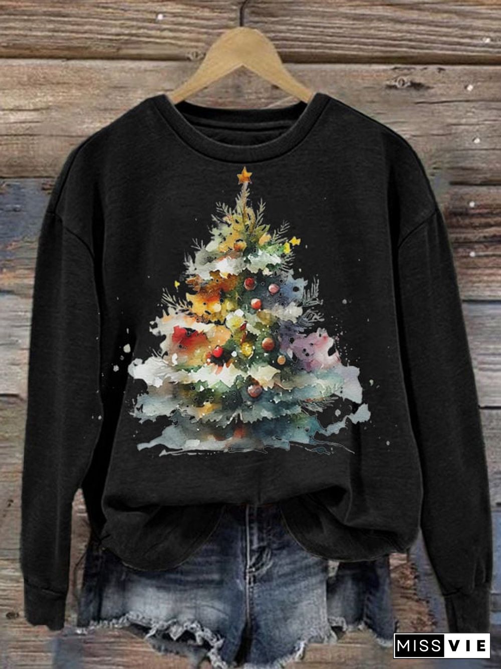 Women's Christmas Casual Printed Sweatshirt