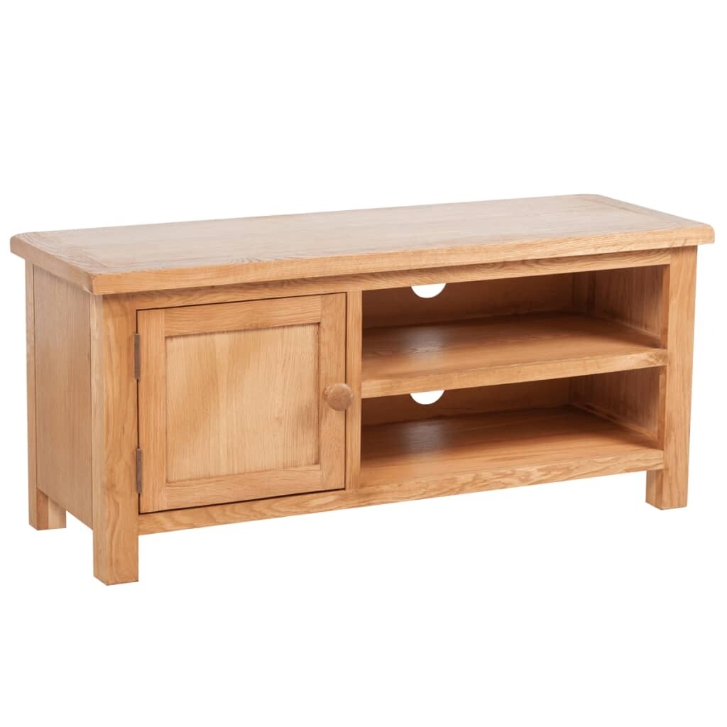 TV Cabinet Solid Oak Wood 40.6