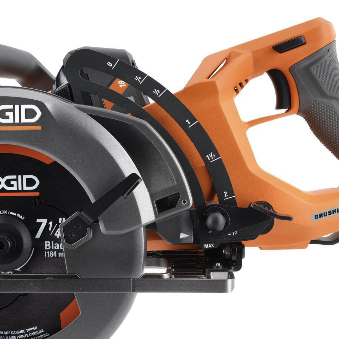 Ridgid 18V Brushless Cordless 7-1/4 in. Rear Handle Circular Saw (Tool Only)