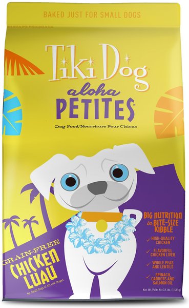 Tiki Dog Aloha Petites Chicken Luau Grain-Free Dry Dog Food