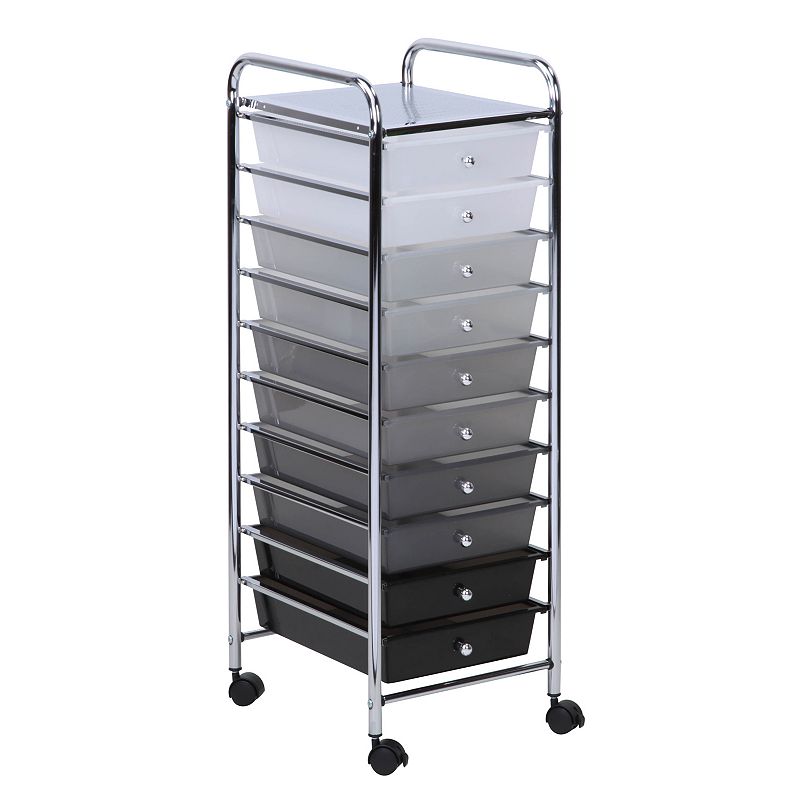 Honey-Can-Do 10 Drawer Shaded Storage Cart