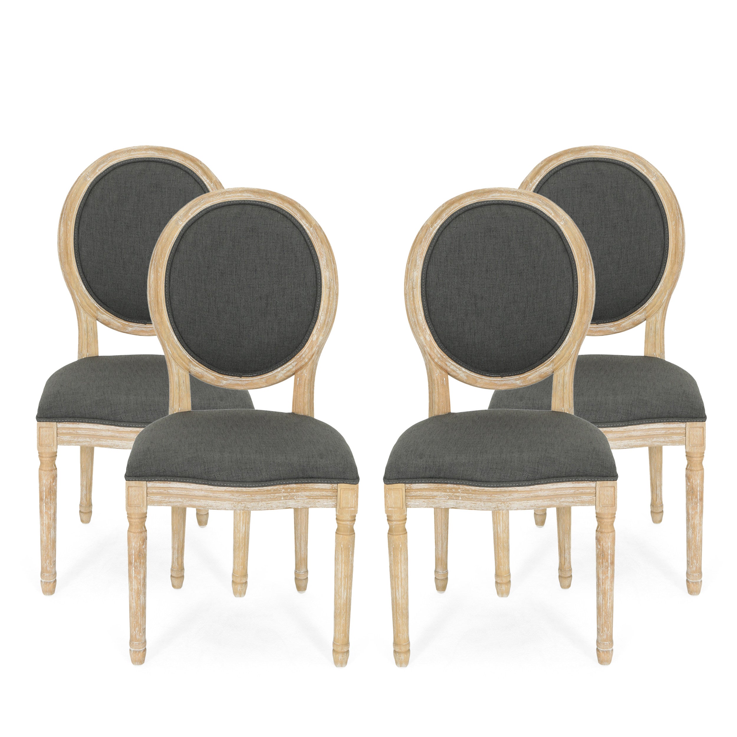 Lariya French Country Dining Chairs (Set of 4)