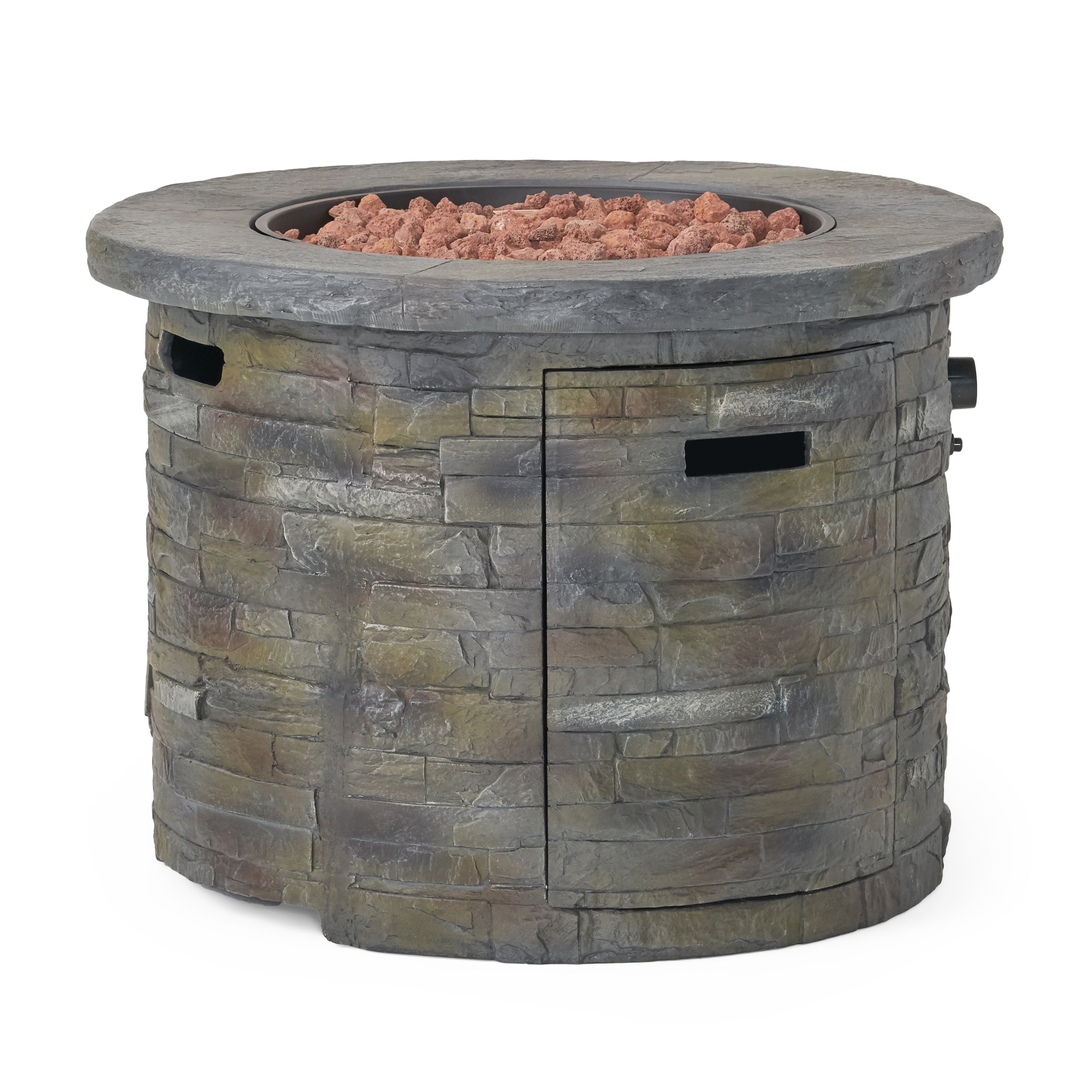 Stonecrest 40,000 BTU Propane Gas Firepit (Round)