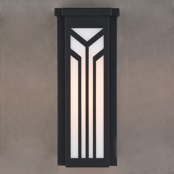 Evry 1 Light Bronze Outdoor Wall Lantern White Glass Shopping - The Best Deals on Outdoor Wall Lanterns | 35842710