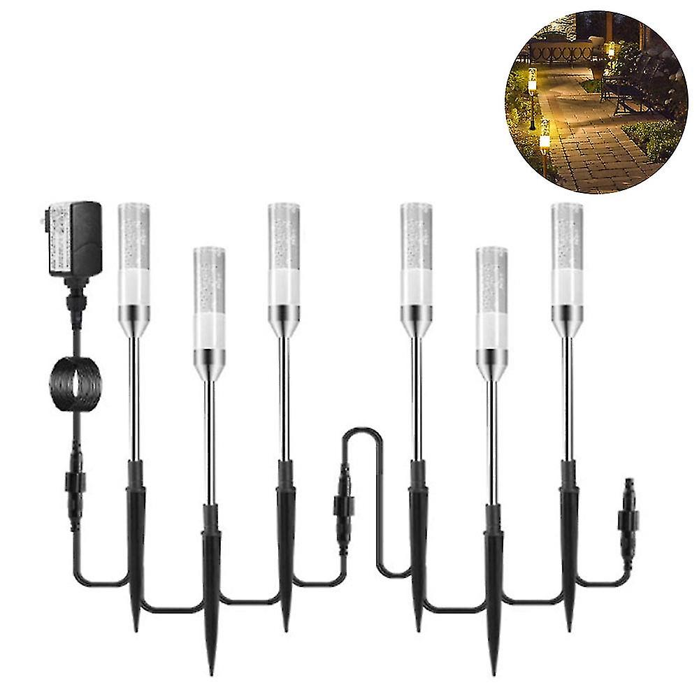 Landscape Lighting 12 Volts 6 In1 Waterproof Crystal Spike Lights