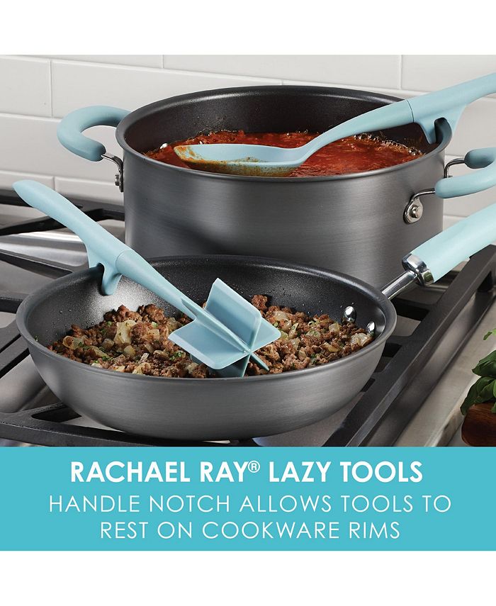 Rachael Ray Tools and Gadgets 5-Pc. Lazy Crush Chop， Flexi Turner， and Scraping Spoon Set