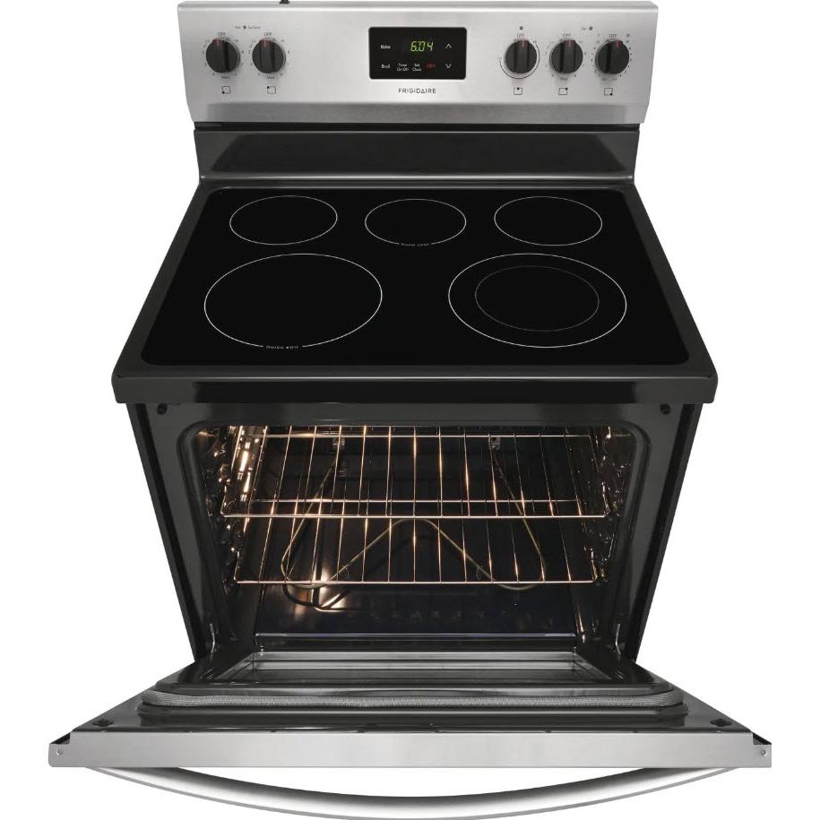 Frigidaire 30-inch Freestanding Electric Range with Even Baking Technology FCRE305CAS