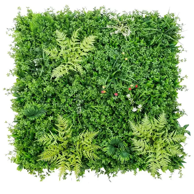 Garden Decorative Green Plant Panels Jungle Style Vertical Plants Wall Artificial Wall Green Grass Wall for Home decoration