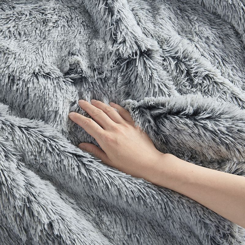 Intelligent Design Malea Shaggy Faux Fur Comforter Set