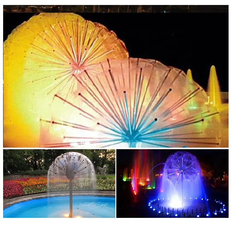 Factory Supply Stainless Steel Outdoor Music Water Fountain Nozzles For Garden Fountain