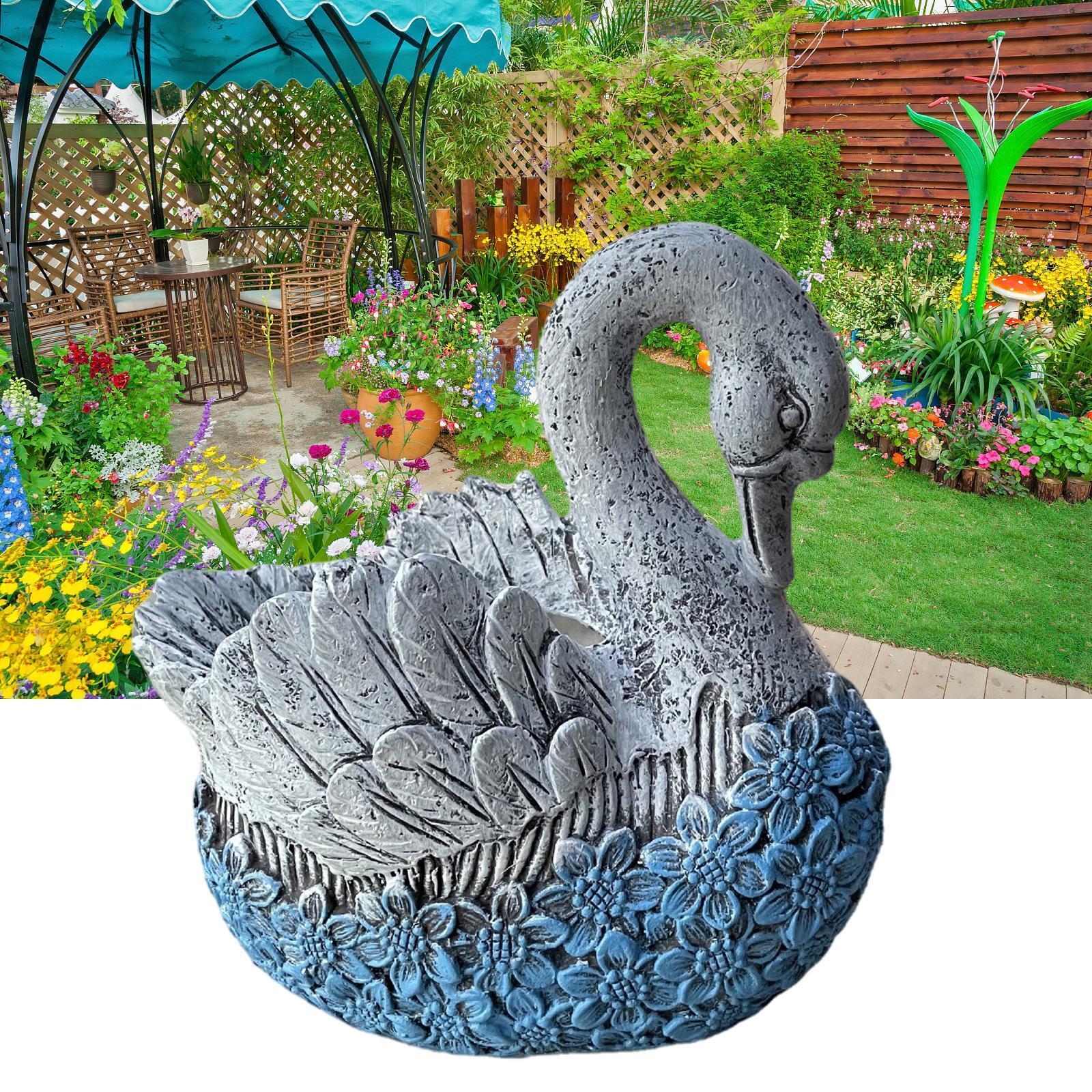 Swan Flowerpot, Plant Stand, Flower Pot, Courtyard Decoration, Creative