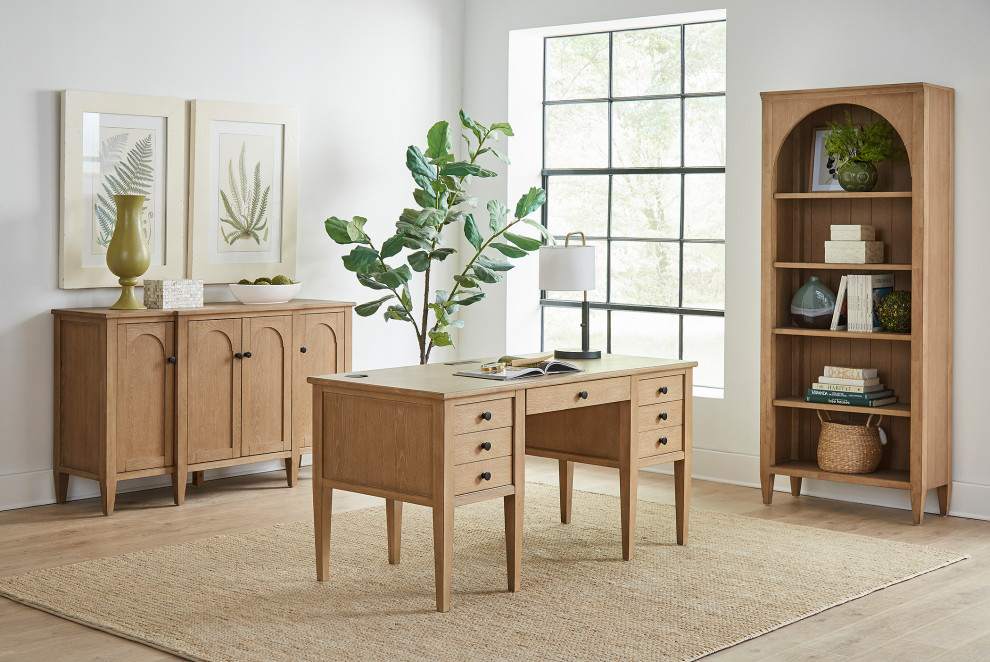 Modern Wood Console  Entryway Console  Fully Assembled  Light Brown   Transitional   Console Tables   by Martin Furniture  Houzz