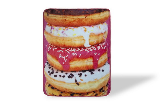 Just Funky JFL SMND BL 30064 C Donuts Fleece Throw...