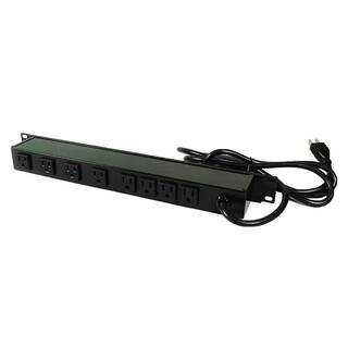 Legrand Wiremold 8-Outlet 15 Amp Rackmount Power Strip with Lighted OnOff Switch 6 ft. Cord J08B0B