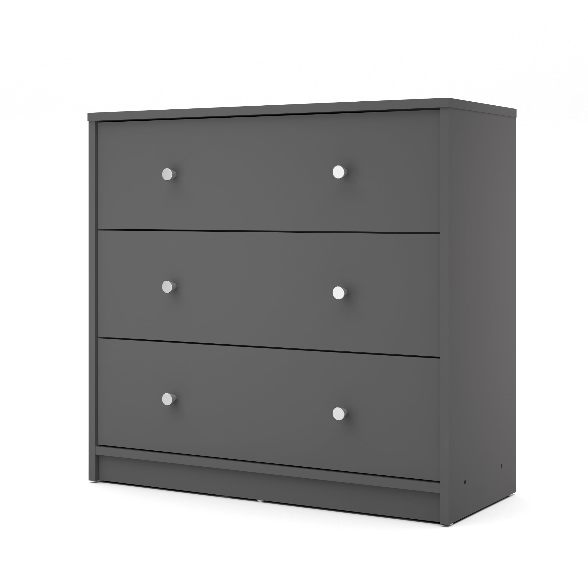 Tvilum Studio Collection 3-Drawer Dresser, Gray