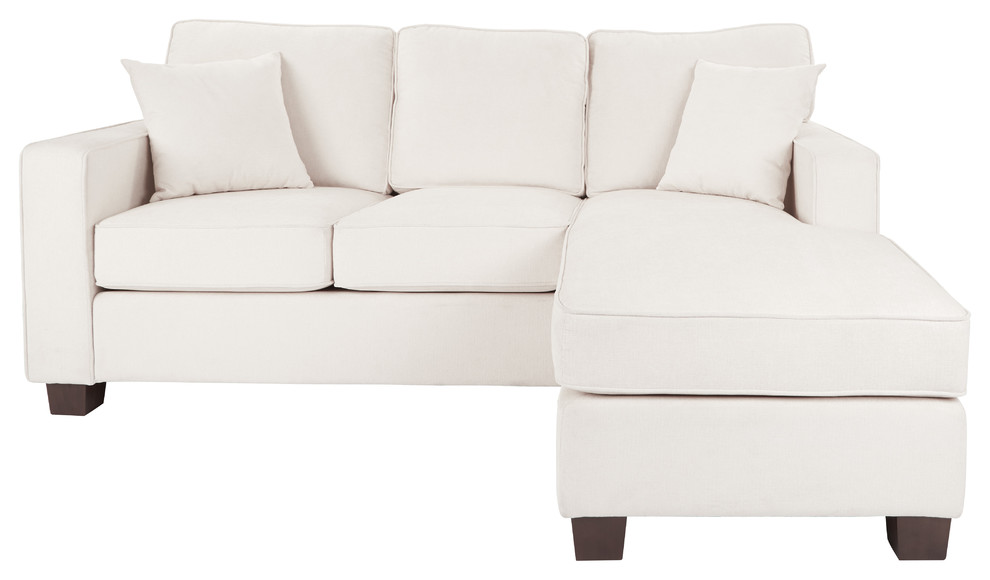 Russell Sectional With Pillows and Coffeeed Legs   Transitional   Sectional Sofas   by Office Star Products  Houzz