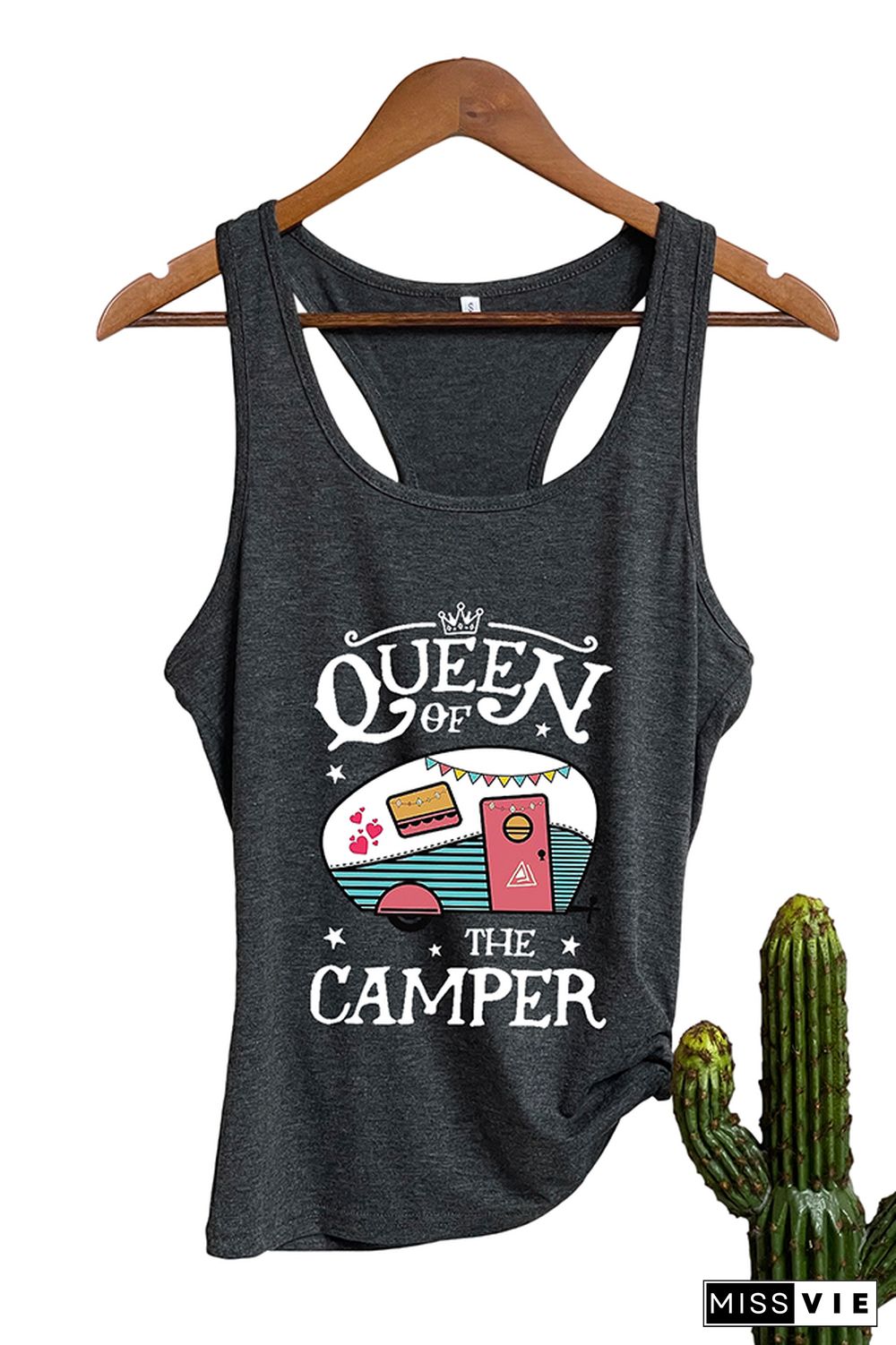 Queen of the Camper Sleeveless Tank Top Wholesale