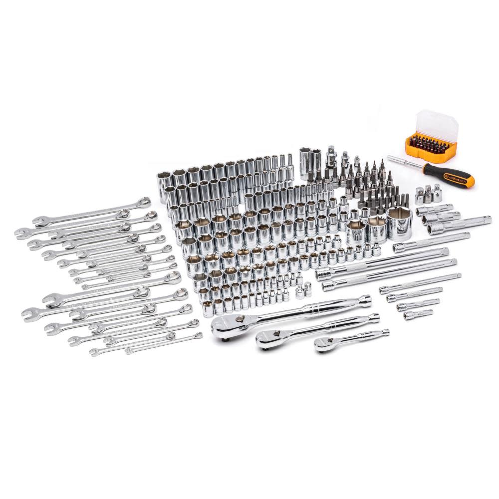 243 Pc. 6 Point Mechanics Tool Set in 3 Drawer Storage Box