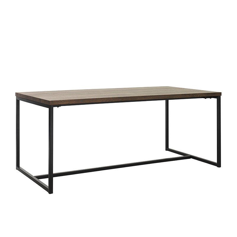 RIVOLI Dining Table 1.8M -  Smoked Oak / Black