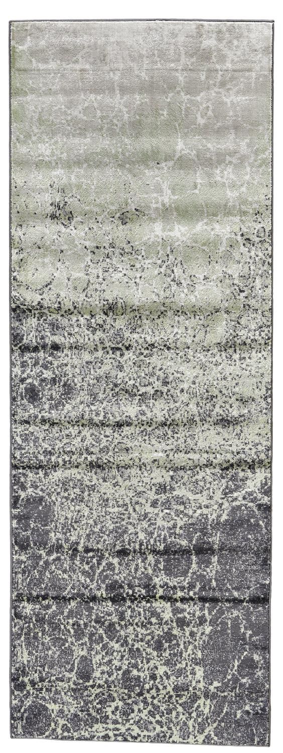 Alessandria Gray and Green Rug by BD Fine