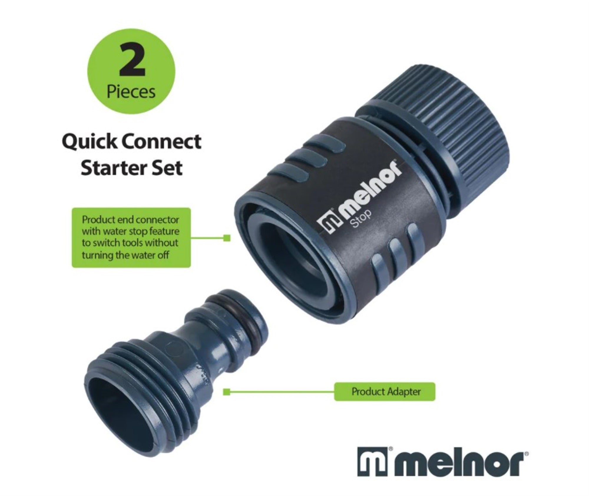 Melnor Quick Connect 2-Piece Garden Hose Kit (#11MQC)