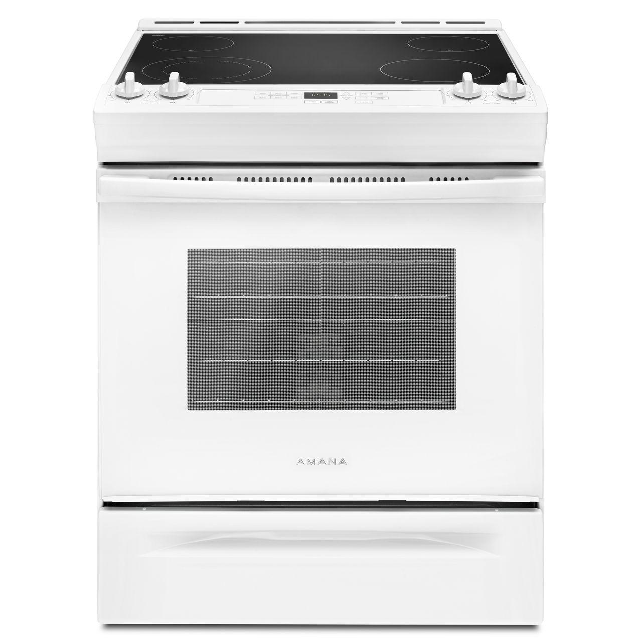 Amana 30in Slide-In Electric Range YAES6603SFW