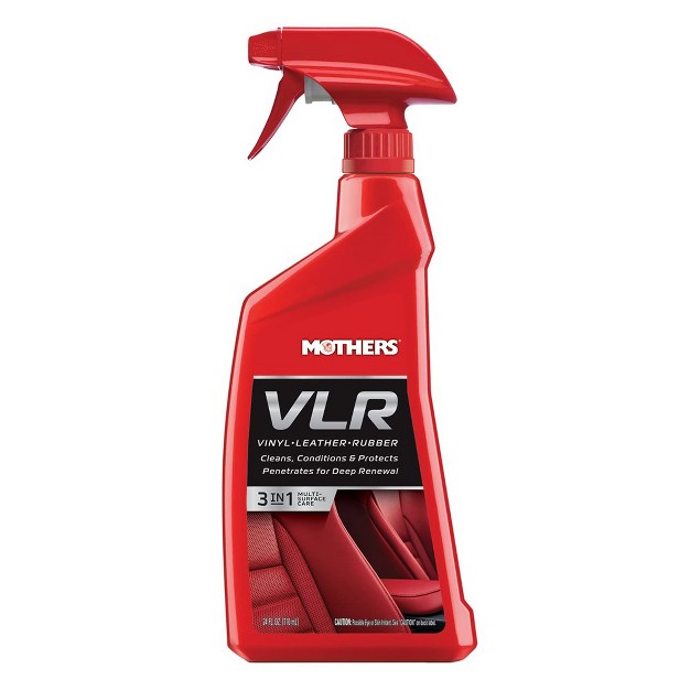 Mothers 06524 Vlr Automotive Vinyl Leather And Rubber Care 24 Fl Oz