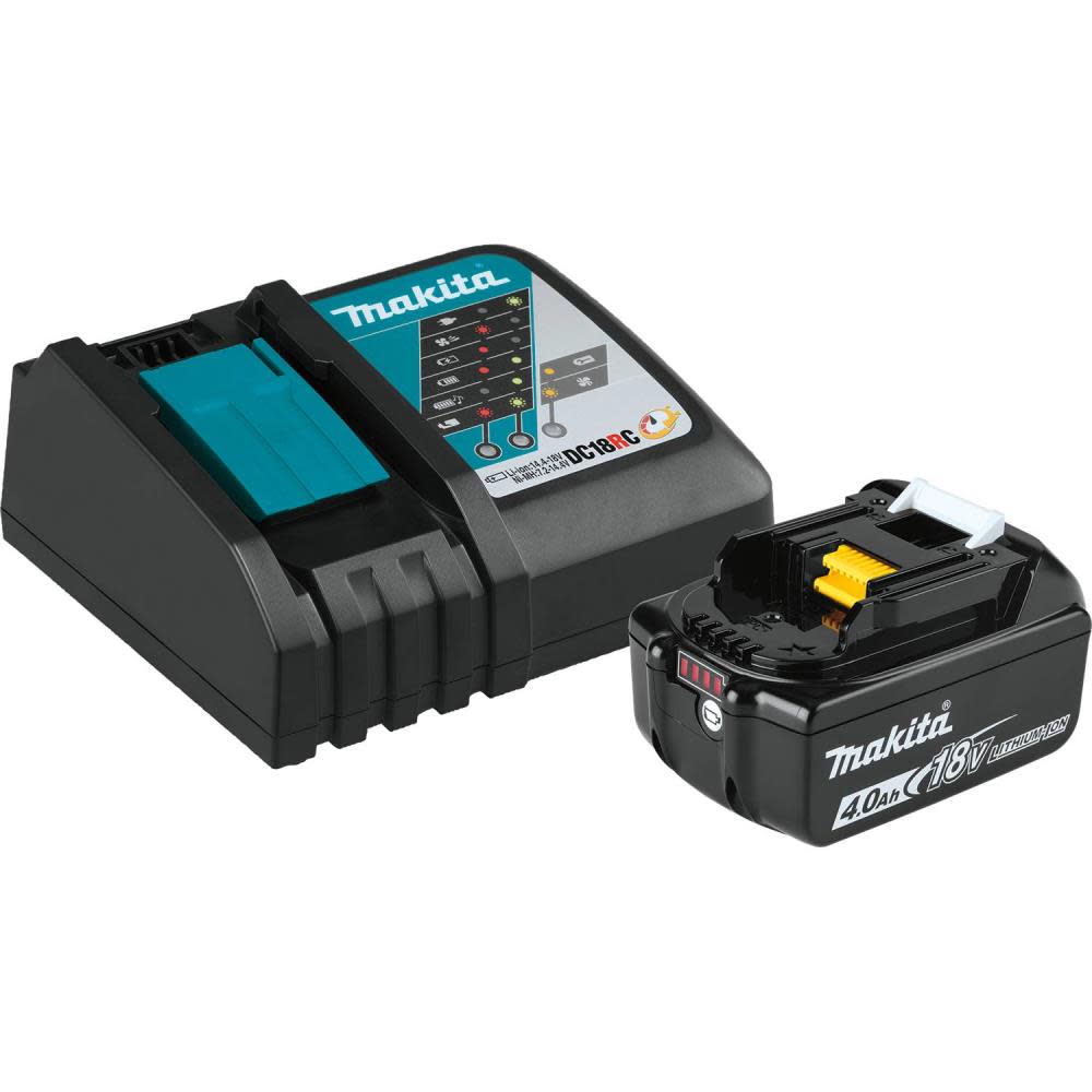 Makita Outdoor Adventure 18V LXT Lithium Ion Battery and Charger Starter Pack ADBL1840BDC1 from Makita