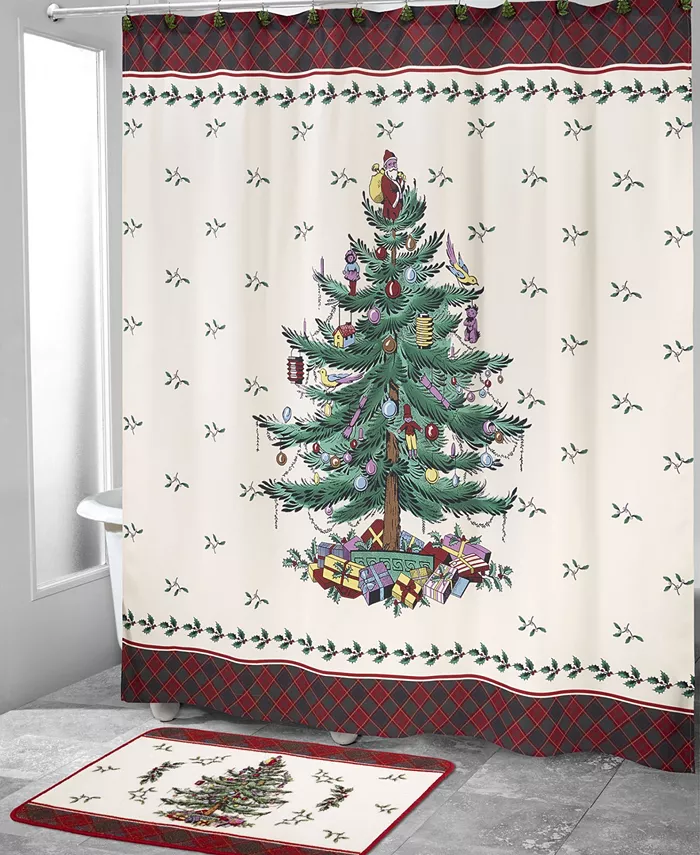 Spode Tartan Shower Curtain 72 x 72