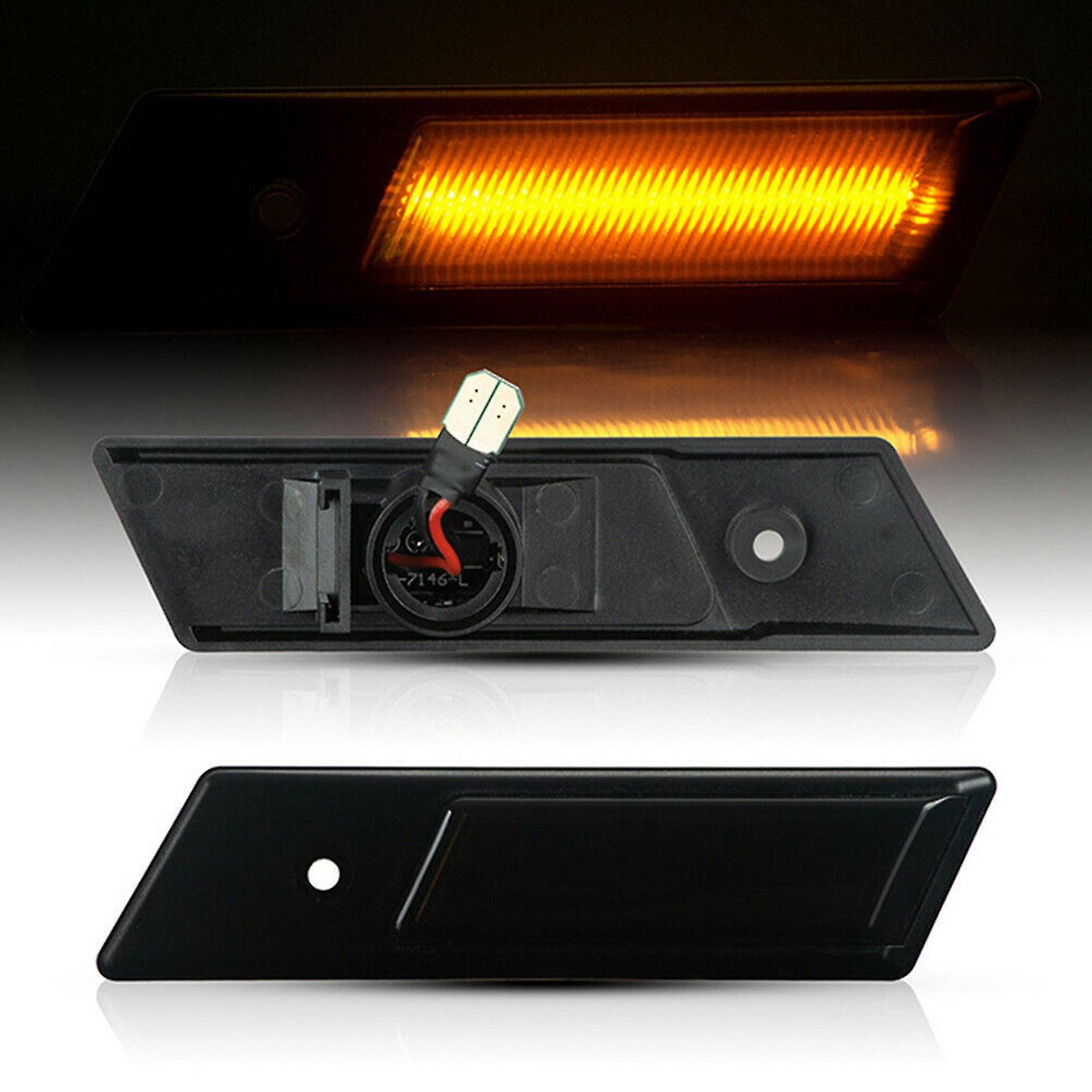 Side Marker Turn Signal Light For 3 5 7 Series E32 E34 E36 1990-1996 Led Sequential Lamp Dynamic Bl