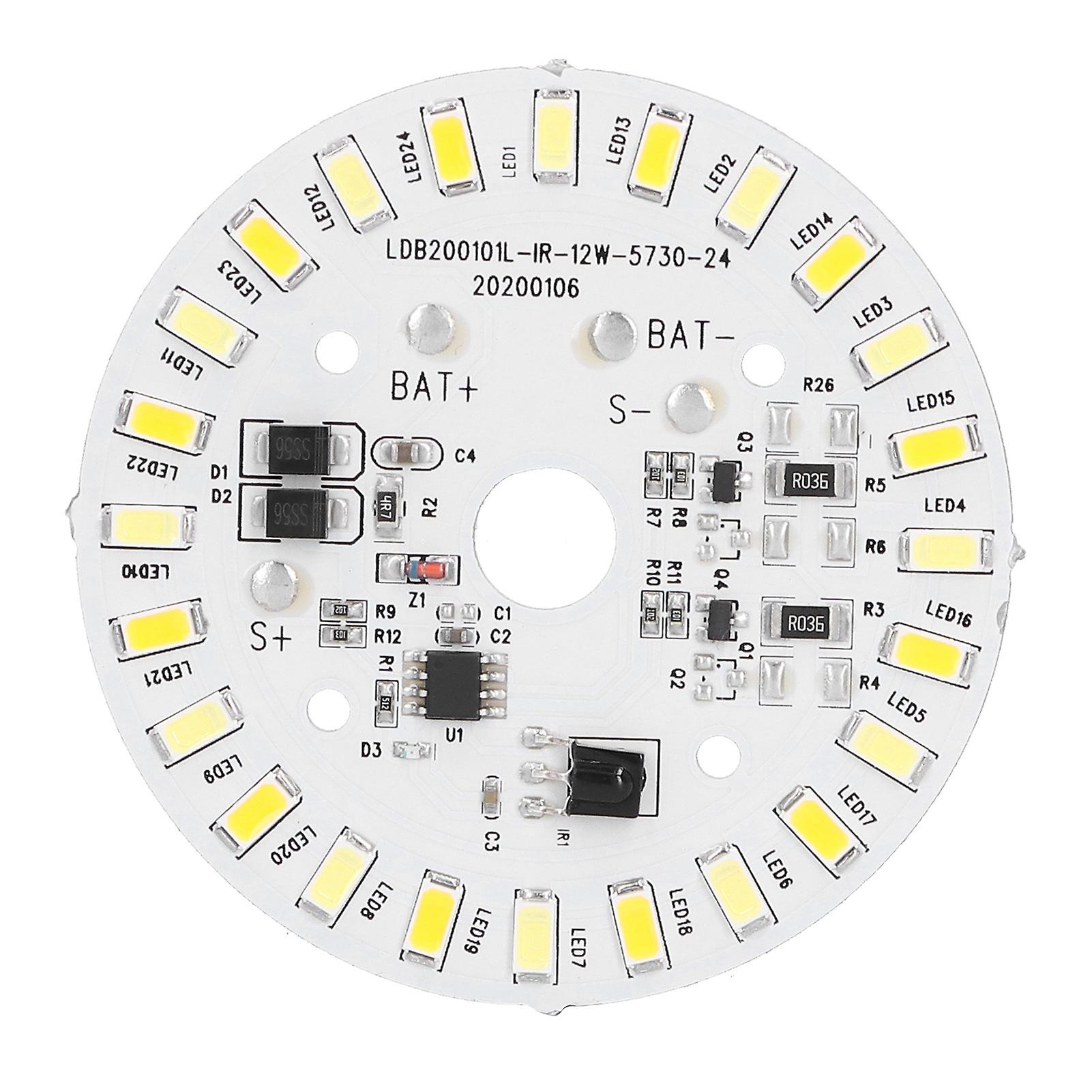 12w 24led Ceiling Lamp Panel 3.2v/3.7v White  Warm Light Source With Remote Controller