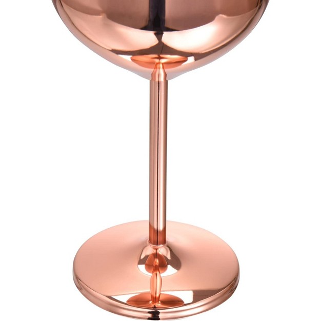 Bruntmor 17 Oz Stainless Steel Wine Glass Pink