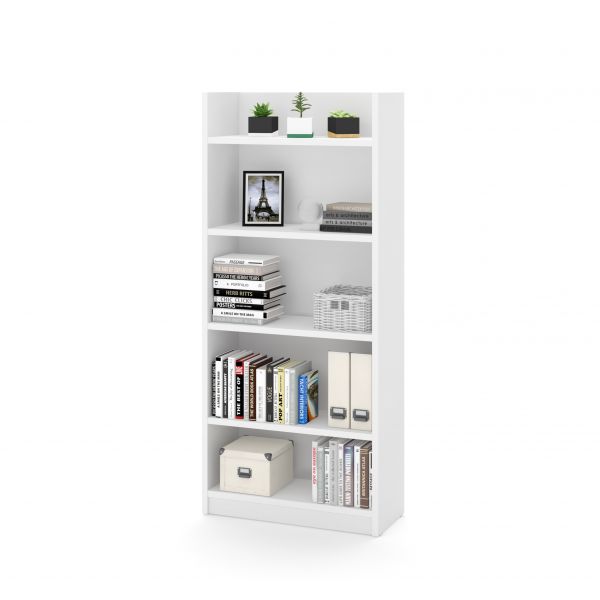 Bestar Pro-Linea Bookcase in White