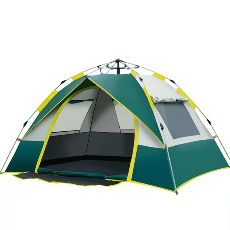 Outdoor Automatic Quick Opening Pop Up Instant Tent  Camping Tent Hiking Beach Outdoor Camping Tent  With Double Doors