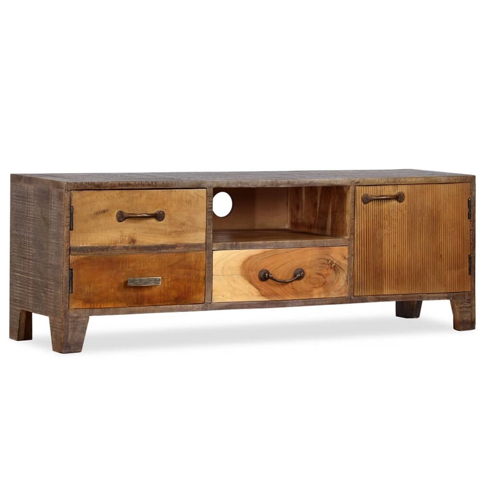 vidaXL TV Stand Solid Wood Vintage 46.5\
