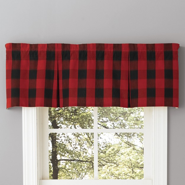 Park Designs Buffalo Check Lined Pleat Valance