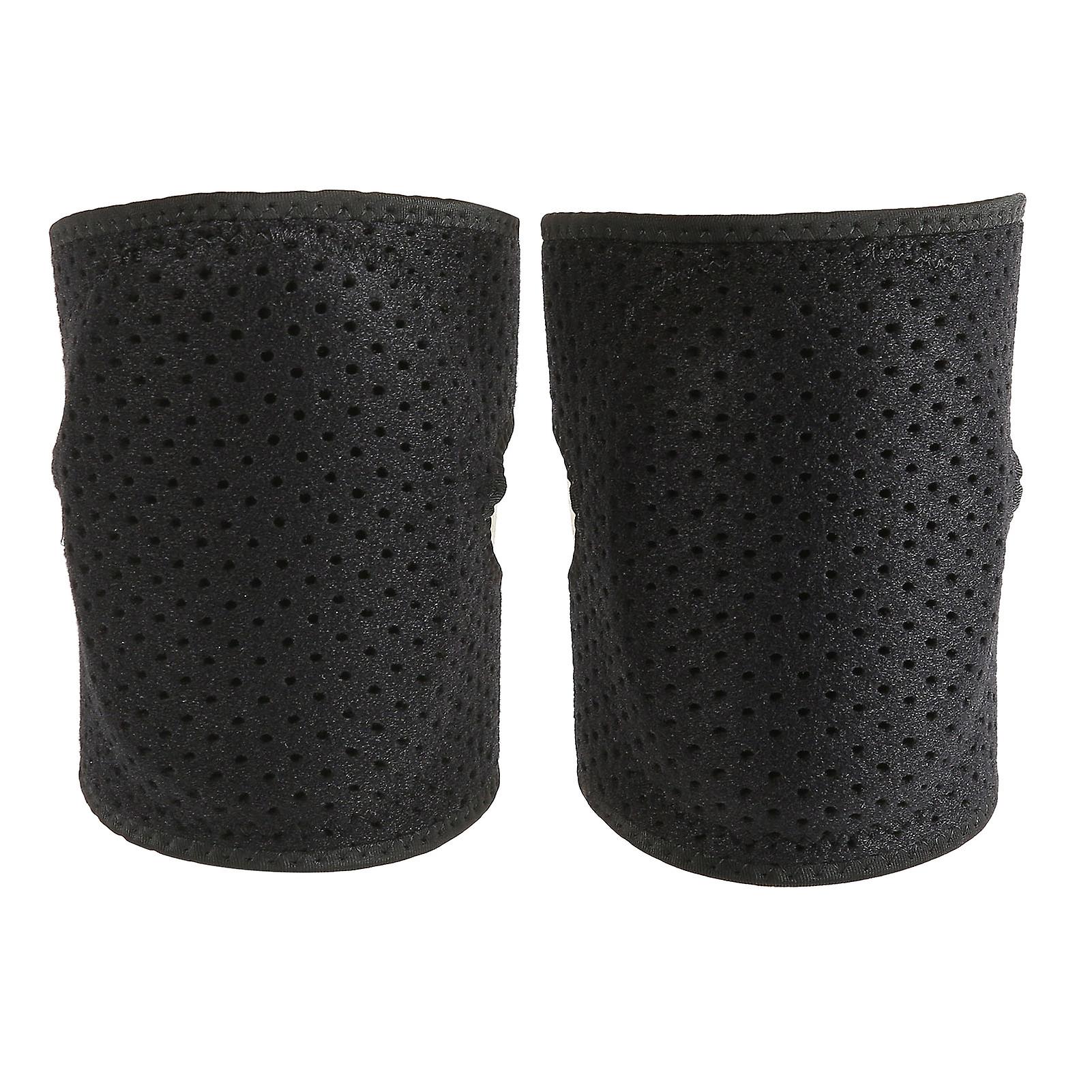 1 Pair Breathable Knee Pads Skid Resistance Sports Knee Pads Elbow Leg Protectors For Kidsblack