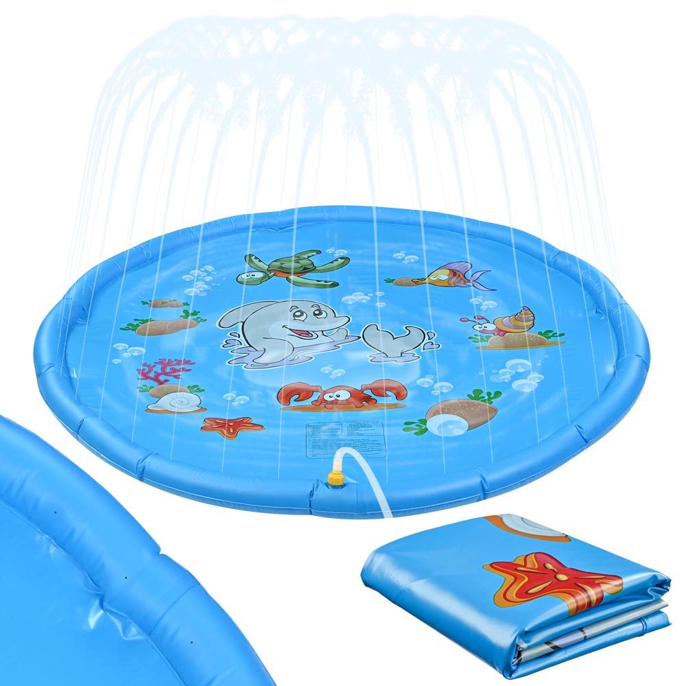 Yescom Sprinkler Play Mat Splash Pad Wading Kiddle Pool 67