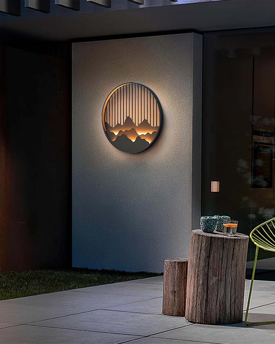 Mountain Outdoor Wall Lamp