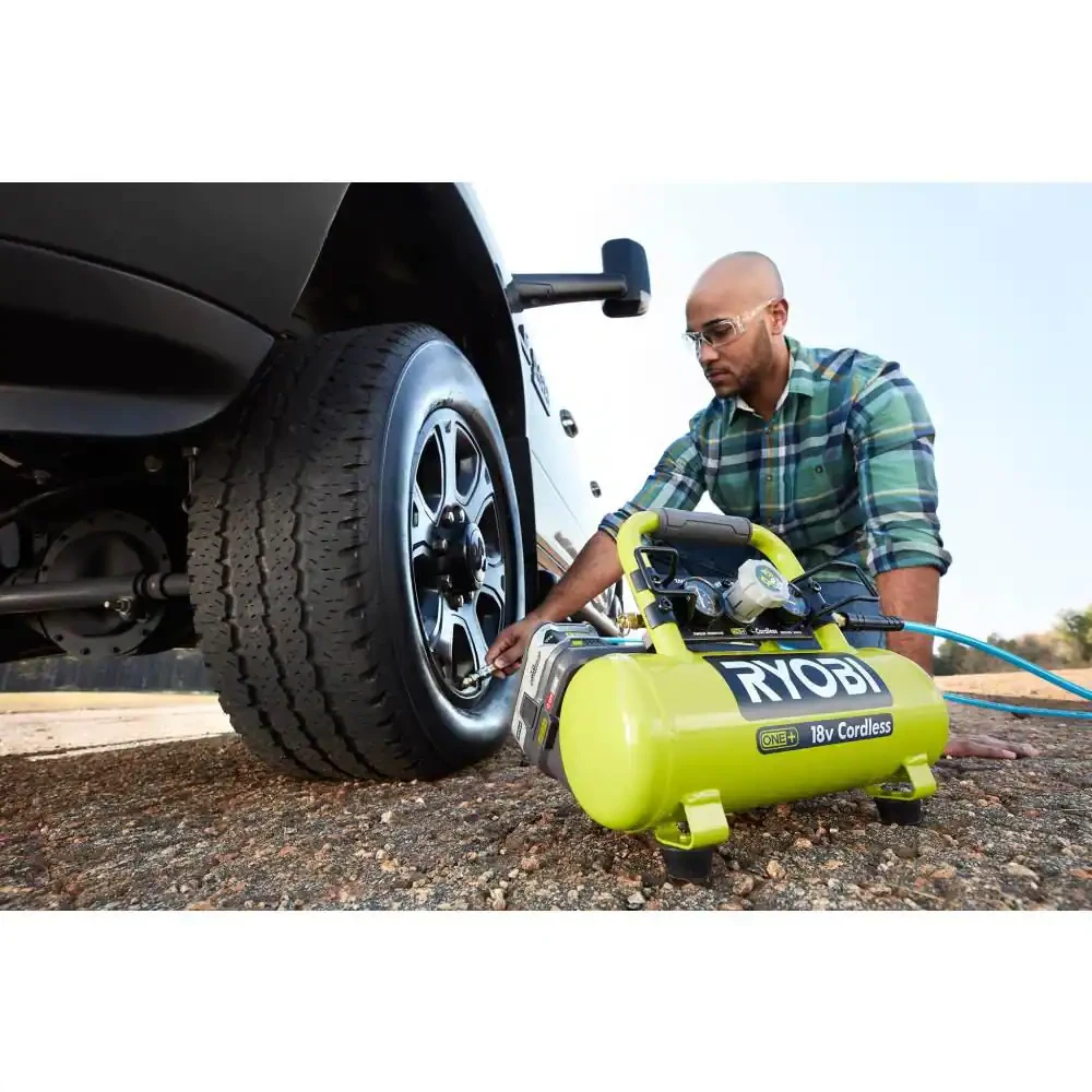 Ryobi ONE+ 18V Cordless 1 Gal. Portable Air Compressor (Tool Only)