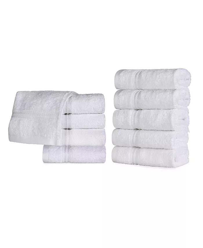 Superior Solid Egyptian Cotton Quick Drying Absorbent Towel Set Collection