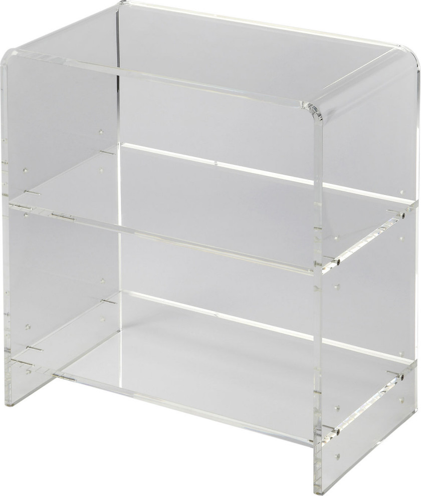 Crystal Clear Acrylic Bookcase   Contemporary   Bookcases   by HedgeApple  Houzz