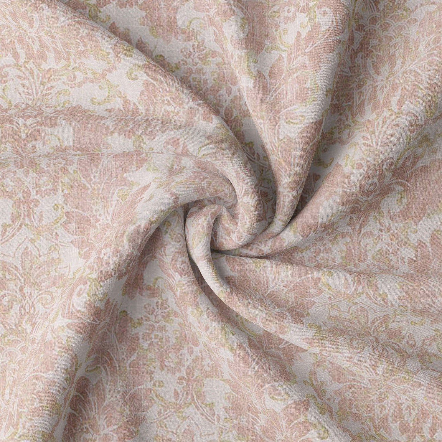 Damaskus Linen Blush Drapery