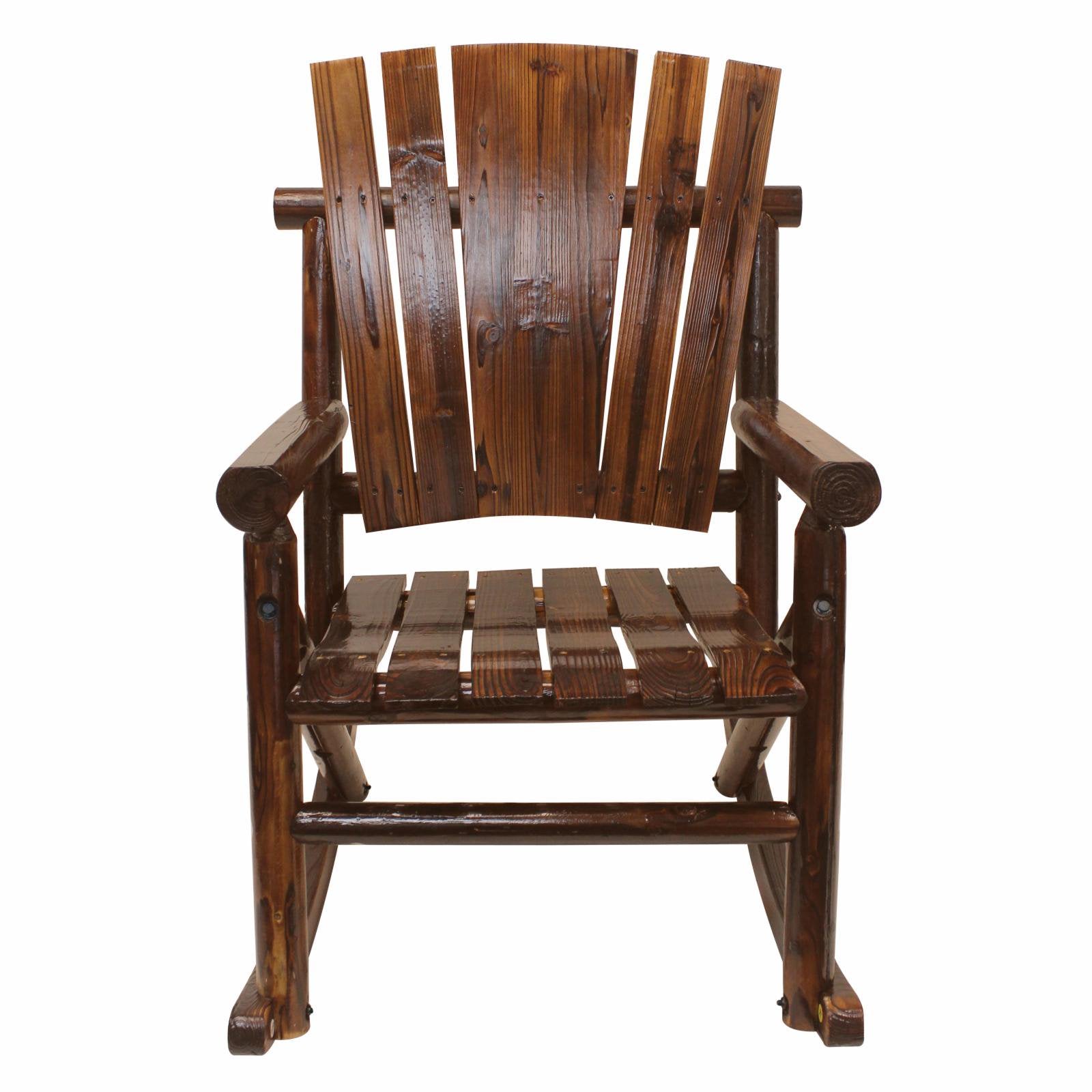 Leigh Country Char-log Porch Rocker Chair